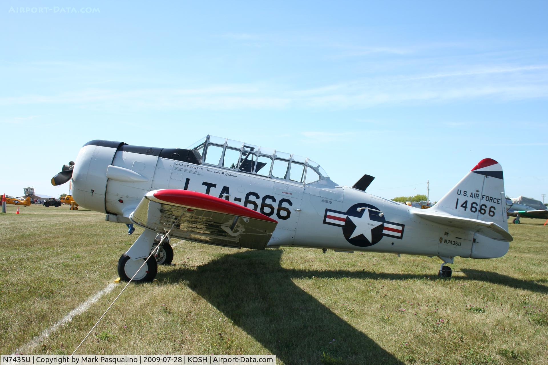 N7435U, 1943 North American AT-6D Texan C/N 88-14666, North American AT-6D