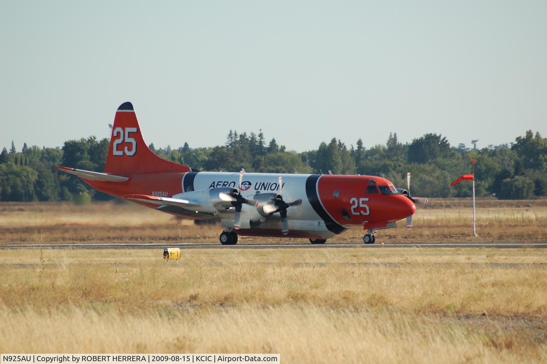 N925AU, 2010 Lockheed P-3A Aerostar C/N 185-5074, Taking off at CHICO