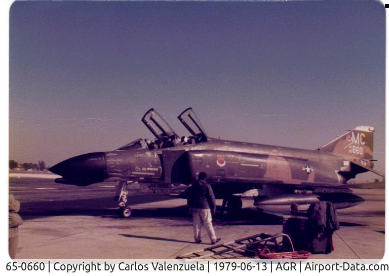 65-0660, 1965 McDonnell EF-4D Phantom II C/N 1674, Sitting in spot 13 at MacDill AFB, FL
