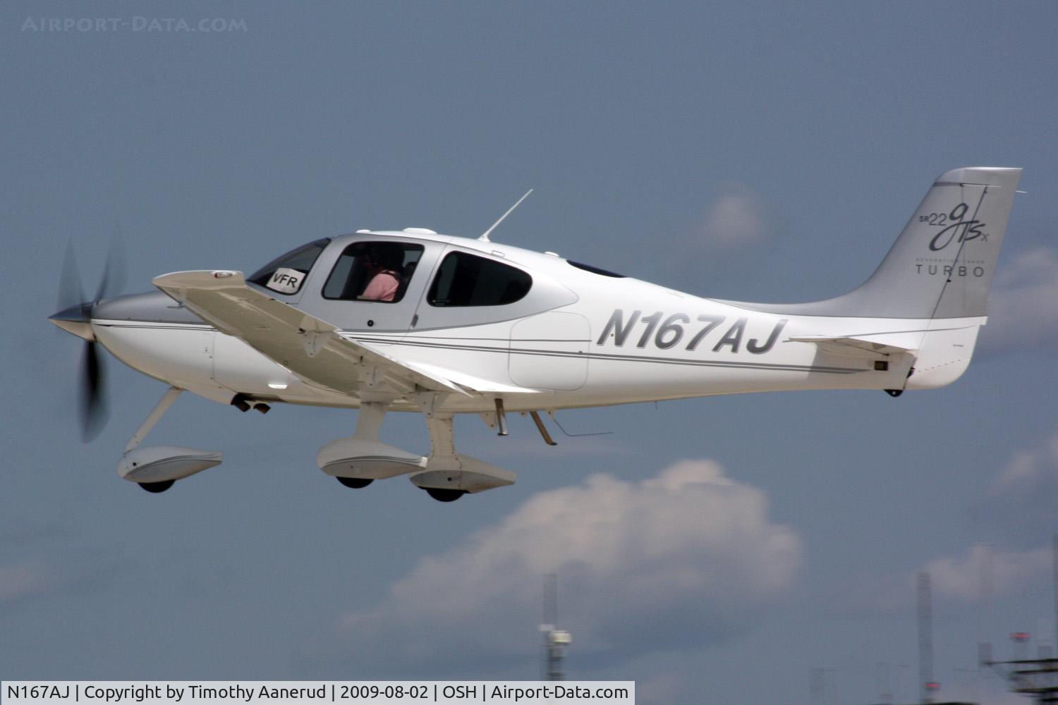N167AJ, 2008 Cirrus SR22 GTSX Turbo C/N 3218, 2008 Cirrus Design Corp SR22, c/n: 3218;  Note: 4-April-2011 On touch down, aircraft was hit by strong wind - aircraft lost control and cartwheeled completely destroying the aircraft at KSBN