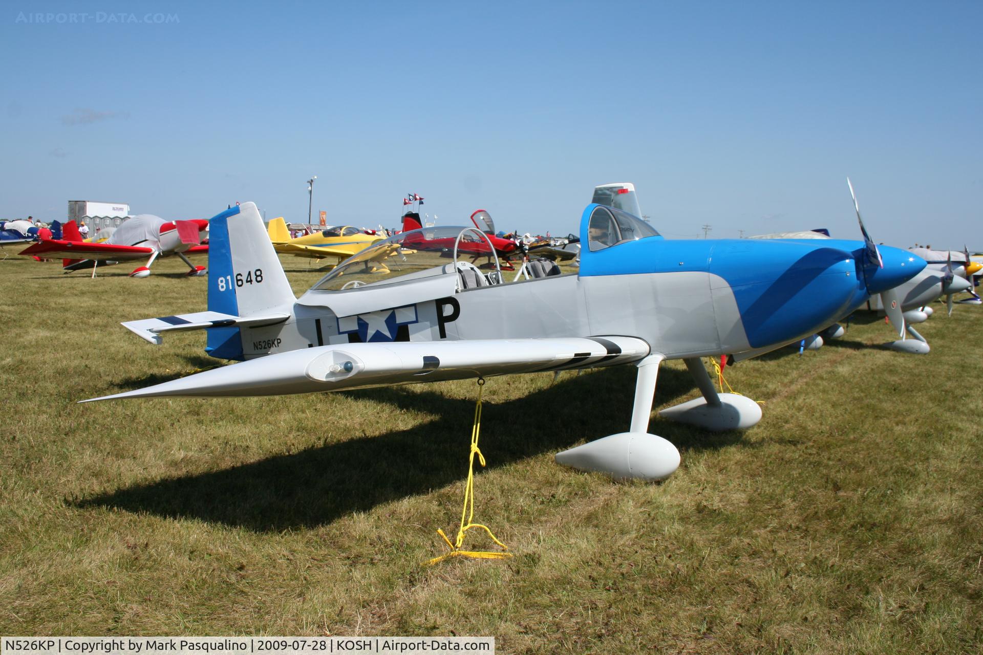 N526KP, 2007 Vans RV-8 C/N 81648, RV-8