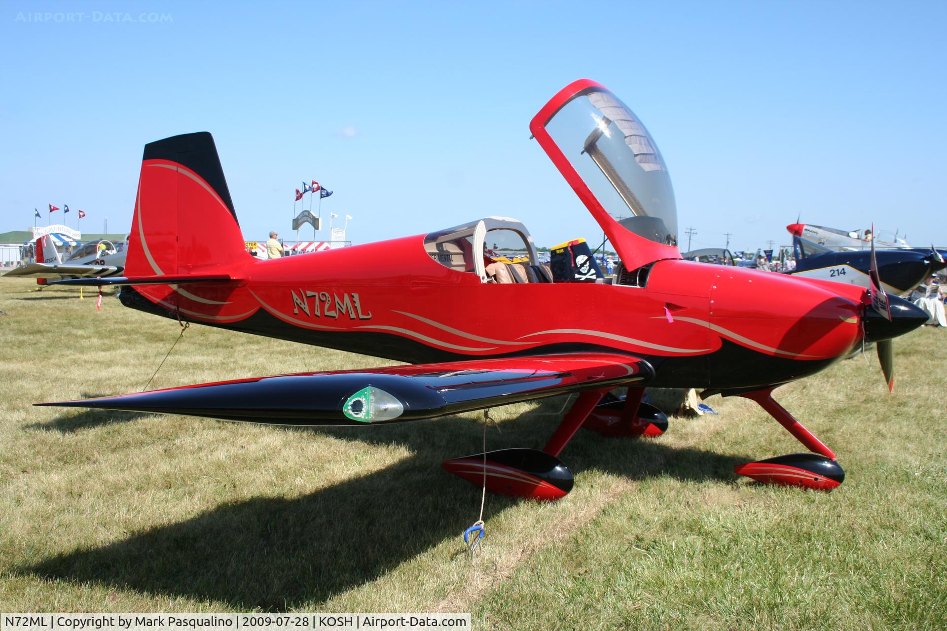 N72ML, 2007 Vans RV-7A C/N 70928, RV-7A