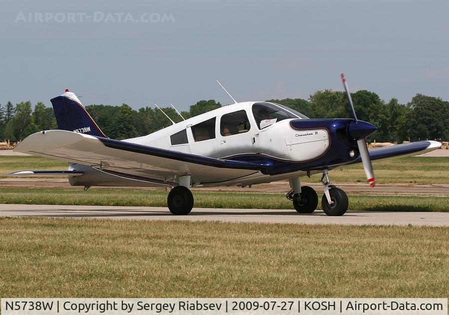 N5738W, 1963 Piper PA-28-150 Cherokee C/N 28-1434, EAA AirVenture 2009