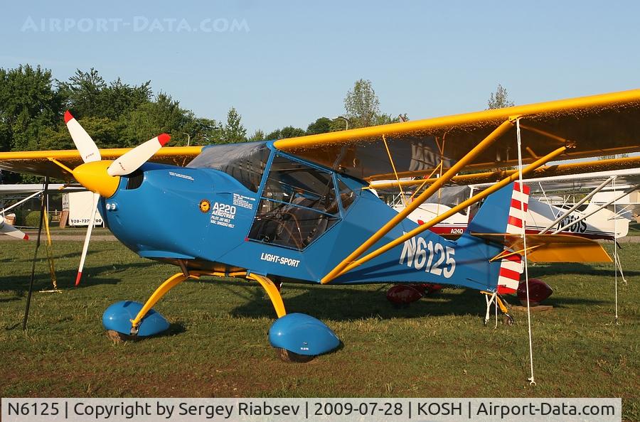 N6125, 2009 Aeropro CZ A220 C/N 28609, EAA AirVenture 2009