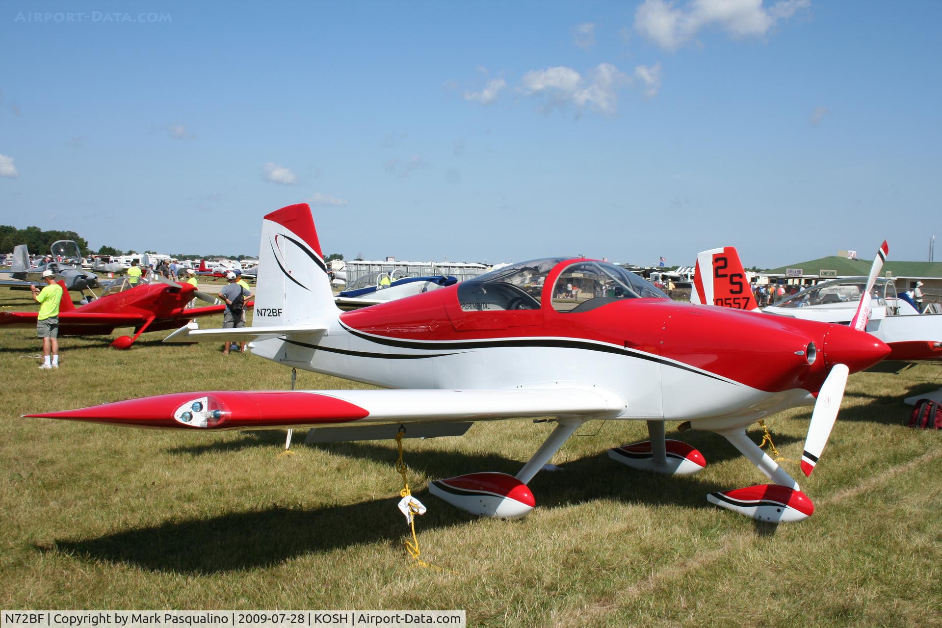 N72BF, 2008 Vans RV-7A C/N 72211, RV-7A