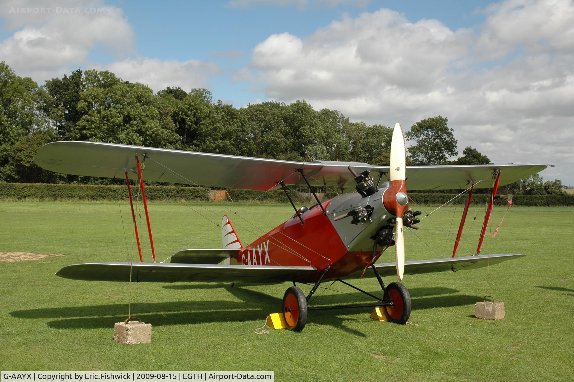 G-AAYX, 1930 Southern Martlet C/N 202, 3. G-AAYX at Shuttleworth Evening Air Display Aug 09