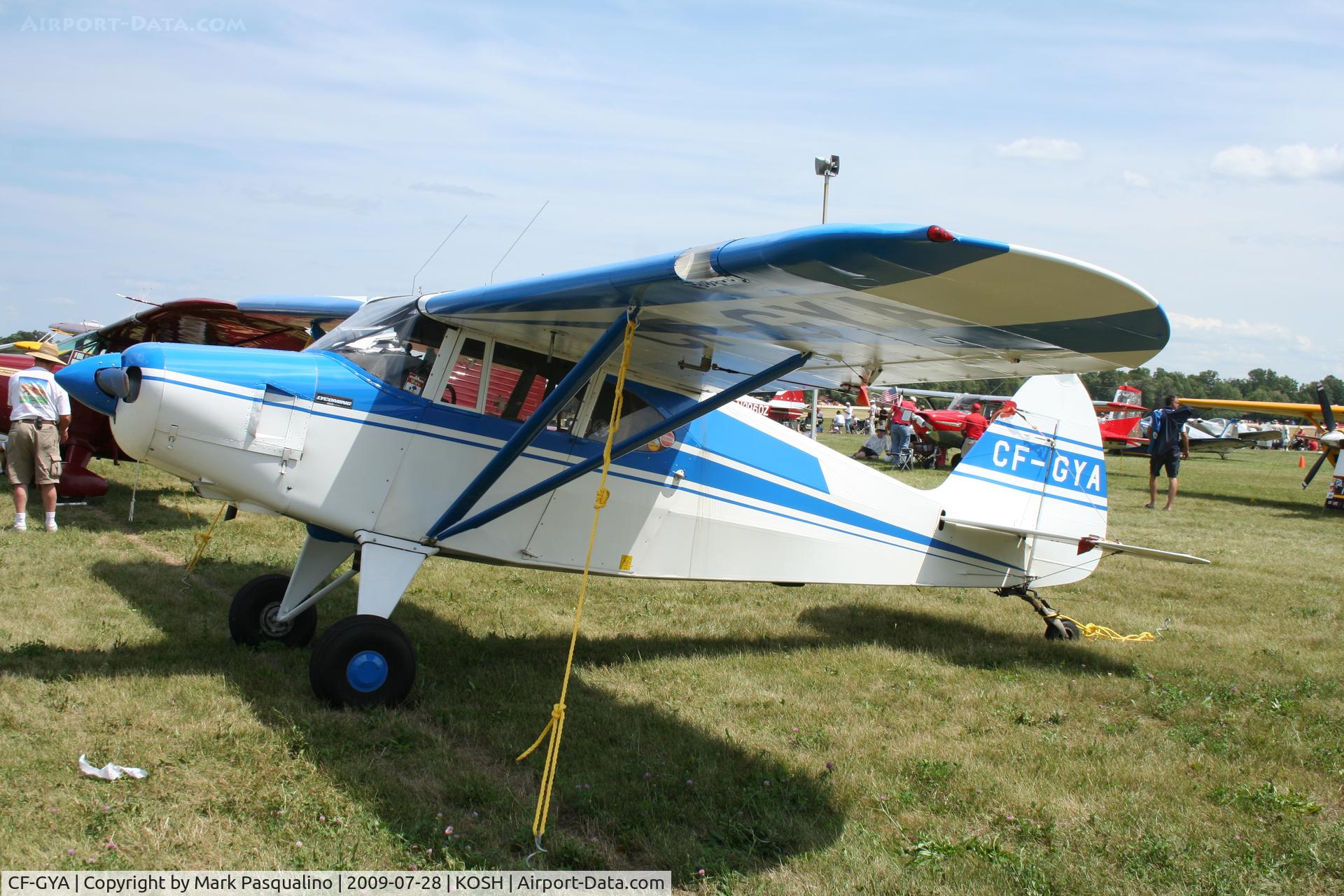 CF-GYA, 1950 Piper PA-20-115 Pacer C/N 20 434, Piper PA-20-115