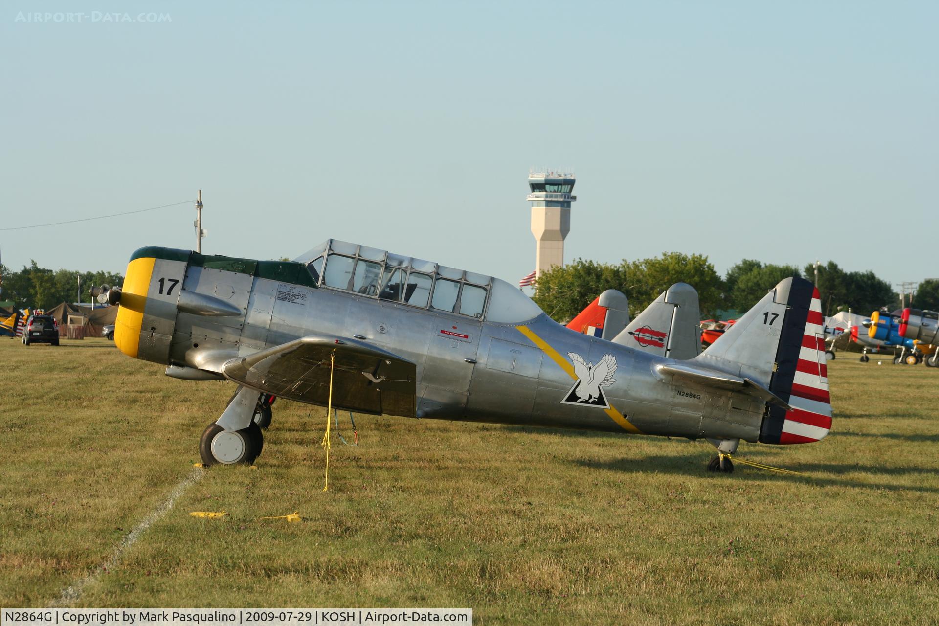 N2864G, 1959 North American SNJ-6 Texan C/N 121-43132, North American SNJ-6