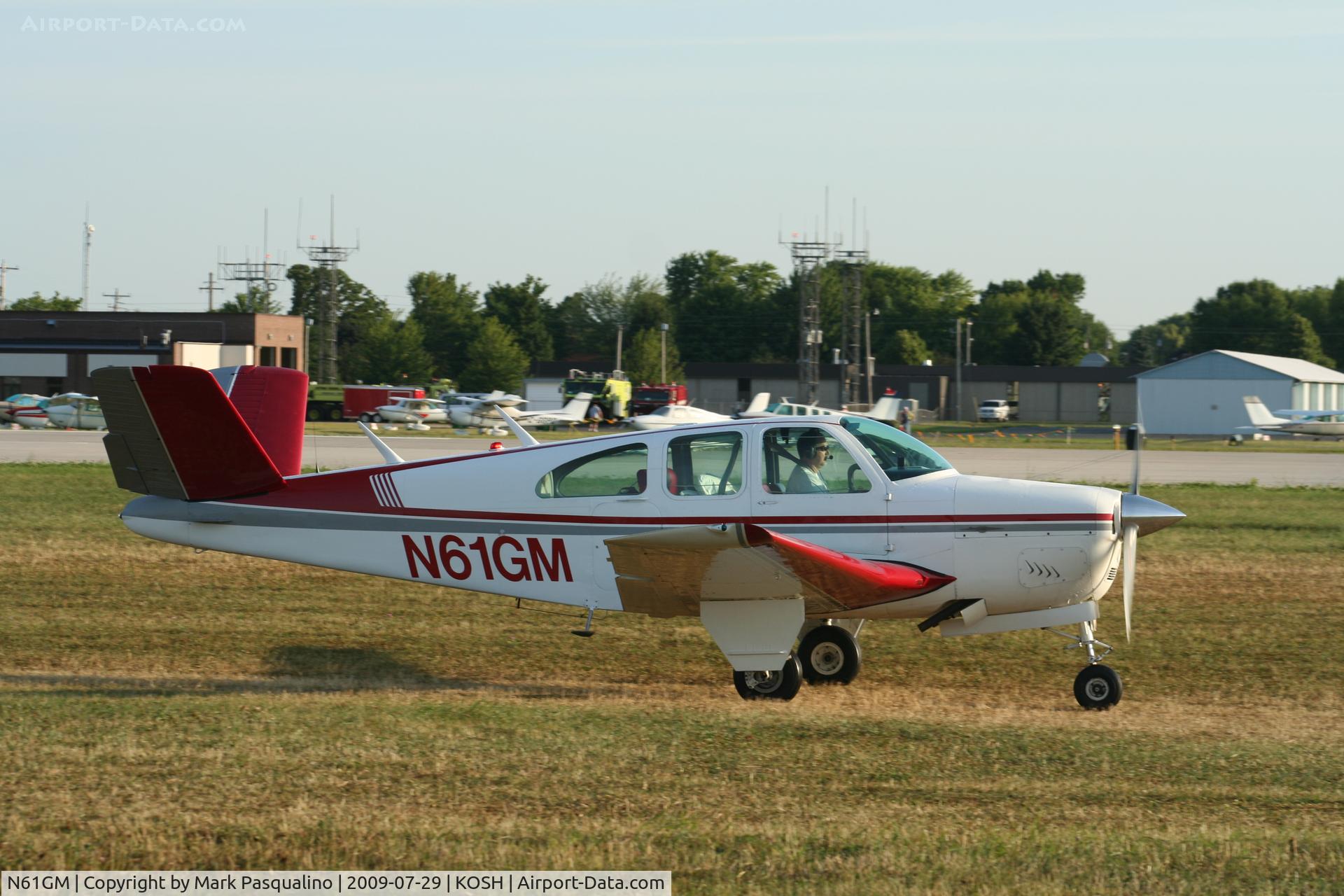 N61GM, 1961 Beech N35 Bonanza C/N D-6665, Beech N35