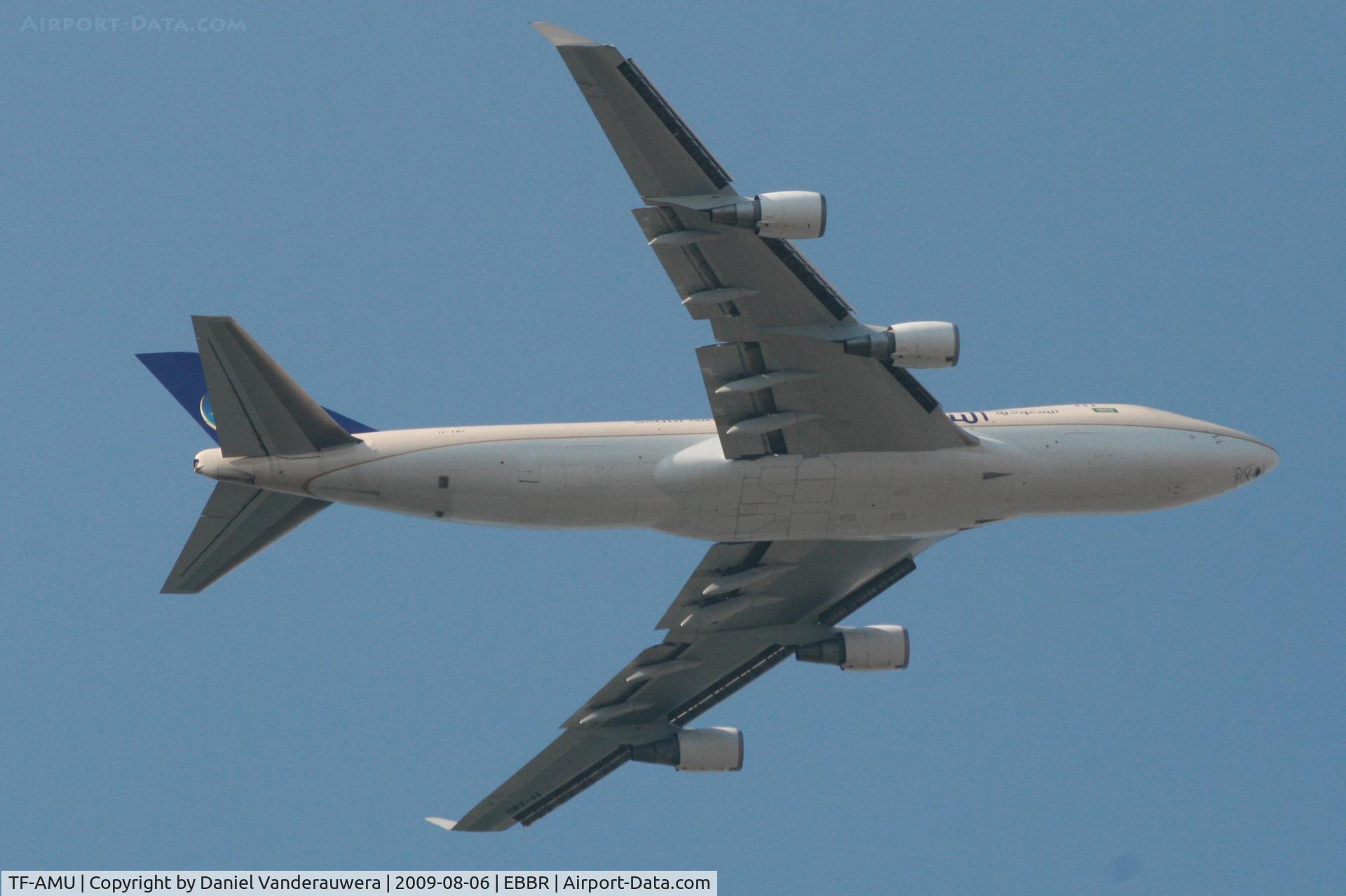 TF-AMU, 1999 Boeing 747-48EF/SCD C/N 27603, Approach to rwy 07L