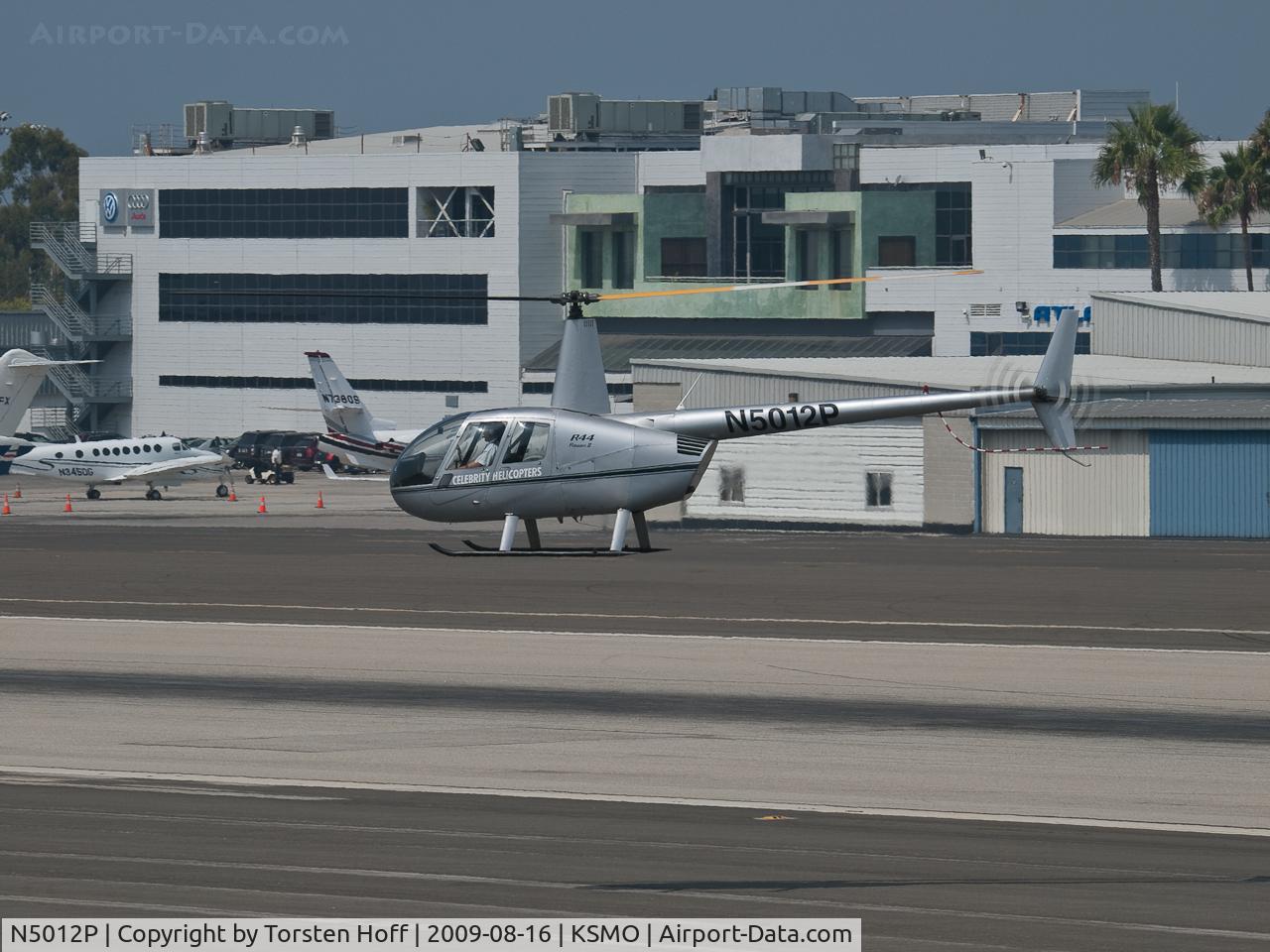 N5012P, 2005 Robinson R44 II C/N 10740, N5012P exiting RWY 21