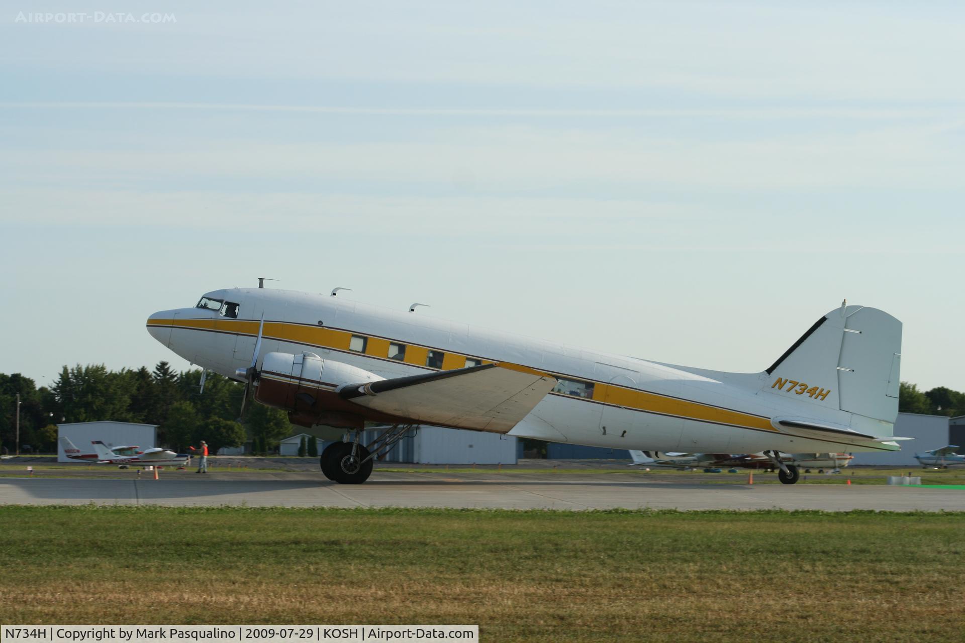 N734H, 1942 Douglas DC-3 (C-47-DL) C/N 4727, Douglas DC-3