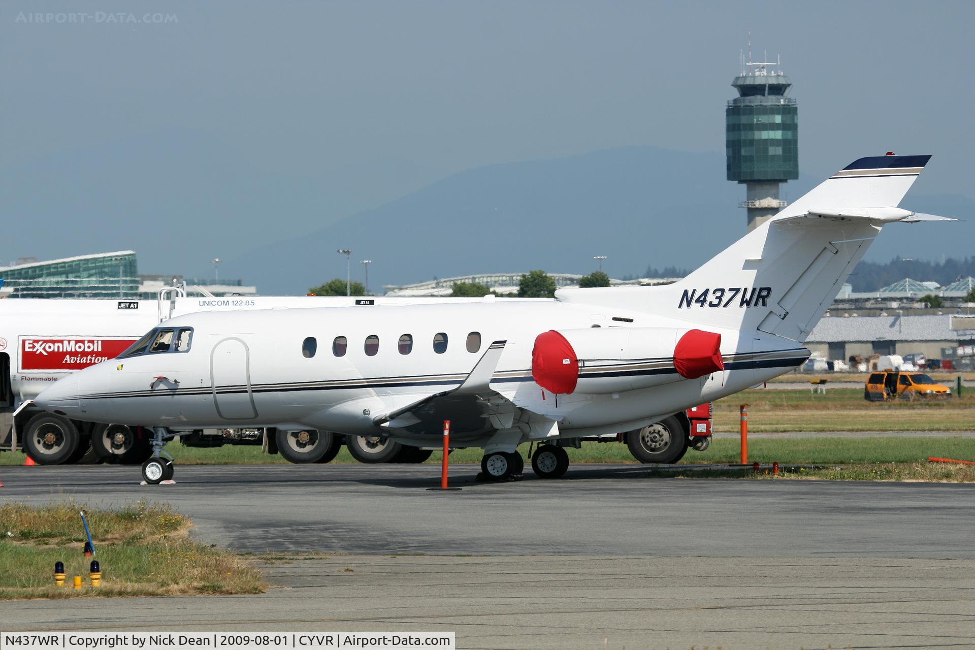 N437WR, 2008 Hawker Beechcraft Hawker 850XP C/N 258963, CYVR