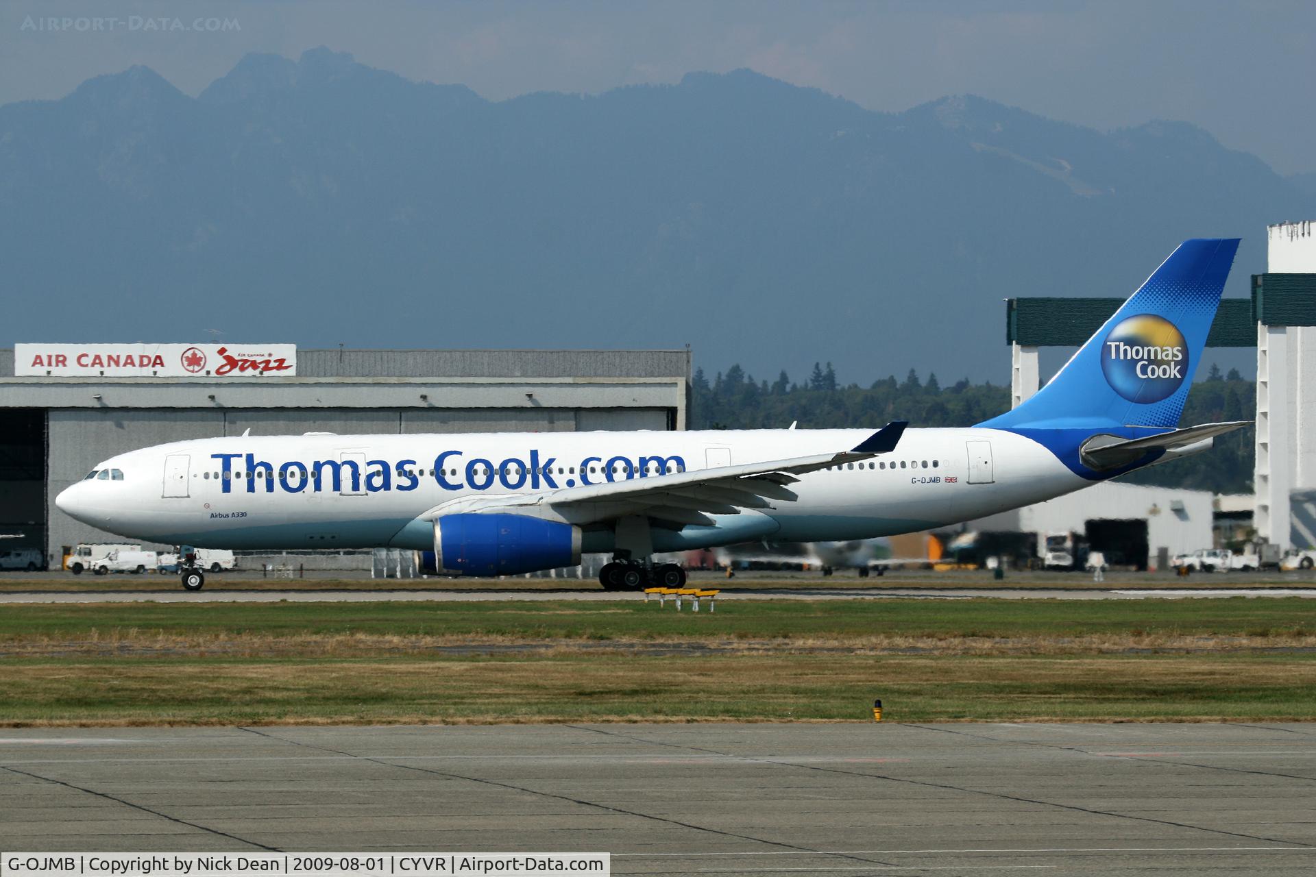 G-OJMB, 2001 Airbus A330-243 C/N 427, CYVR