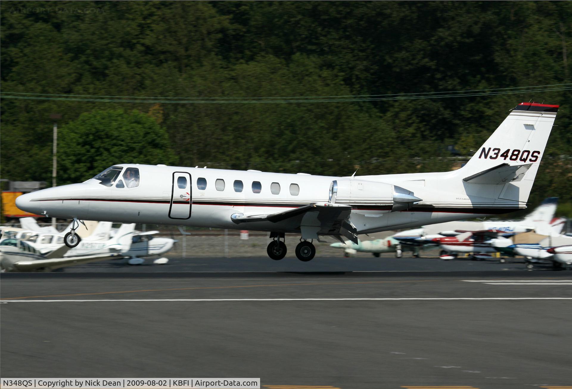 N348QS, 1996 Cessna 560 Citation Ultra C/N 560-0348, KBFI
