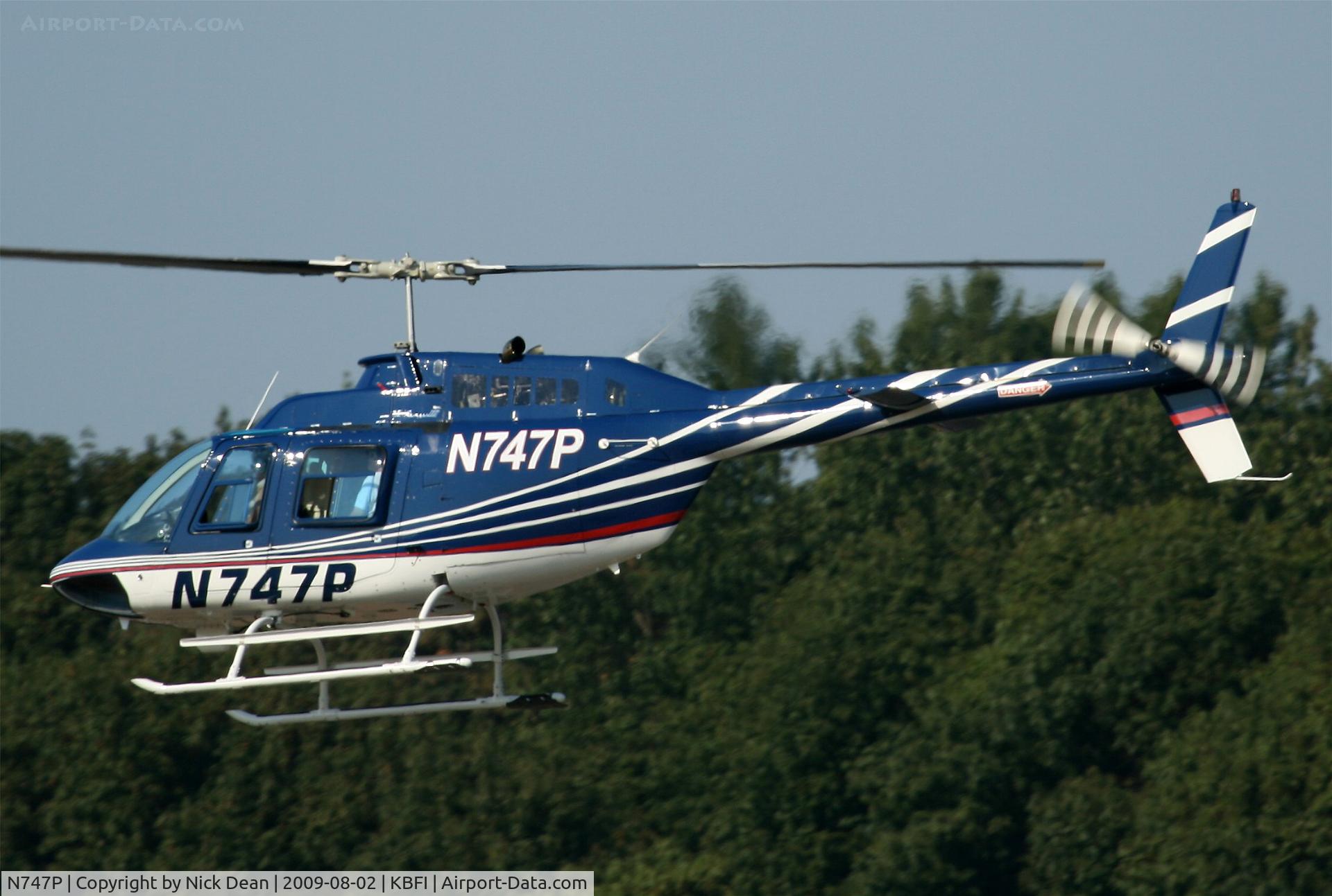 N747P, 1979 Bell 206B JetRanger III C/N 2867, KBFI