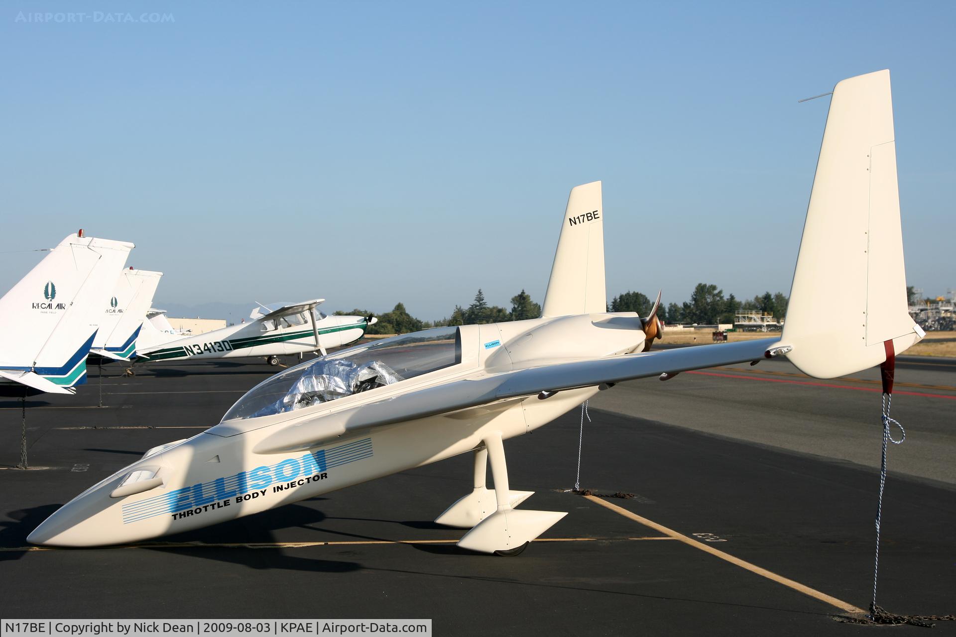 N17BE, Rutan Long-EZ C/N 1471, KPAE