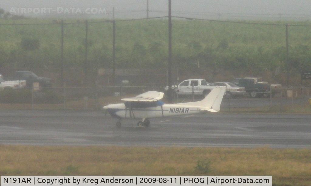 N191AR, 1977 Cessna 172N C/N 17270069, Sorry for the awful quality. Rain + Landing Airplane = Bumpy ;)
