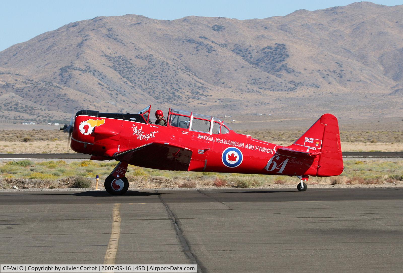 CF-WLO, 1945 Canadian Car & Foundry T-6 Harvard Mk.4 C/N CCF4-55, seen at the Reno air races 2007