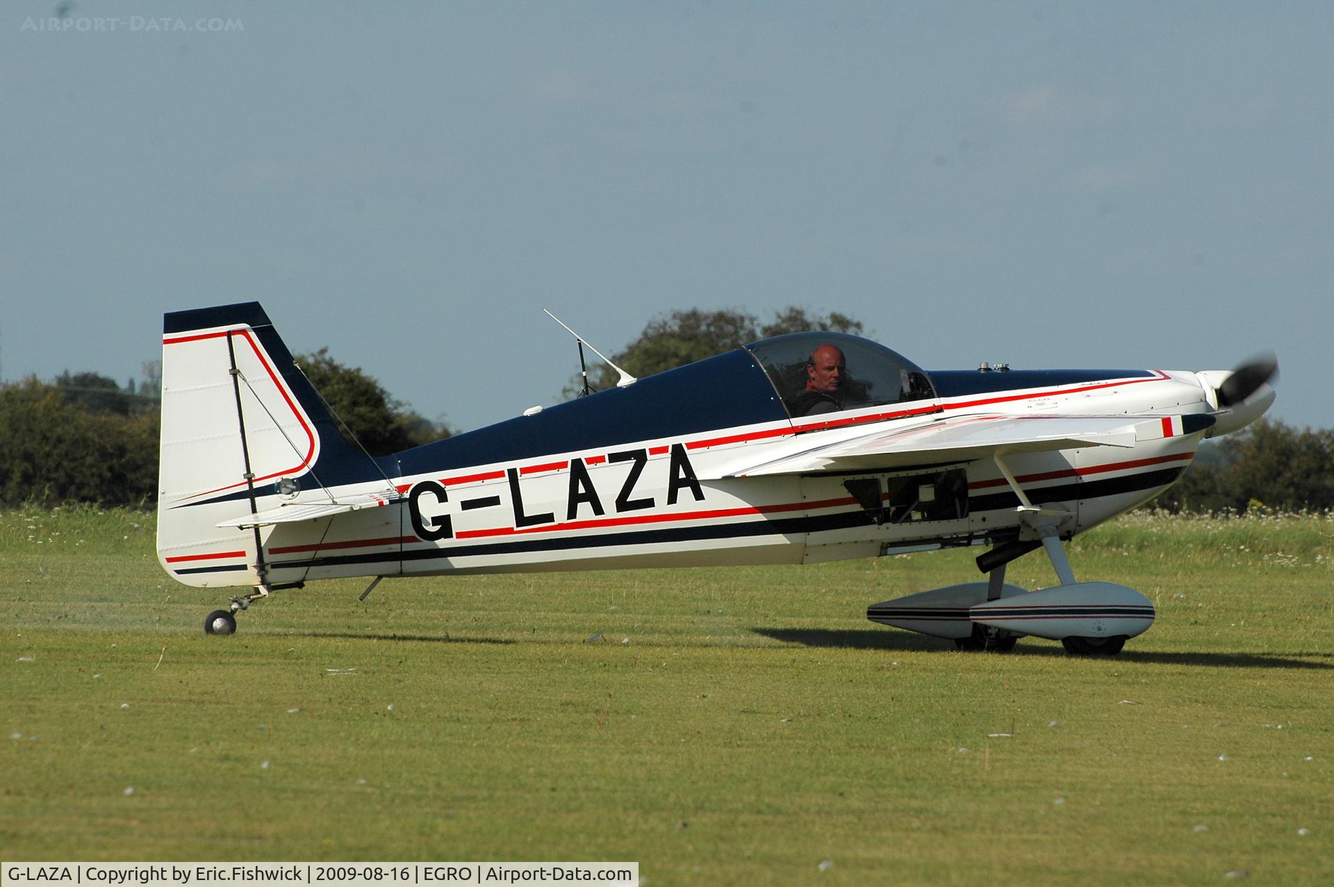 G-LAZA, 1996 Stephens Akro Laser Z200 C/N PFA 123-12682, G-LAZA at Heart Air Display, Rougham Airfield Aug 09
