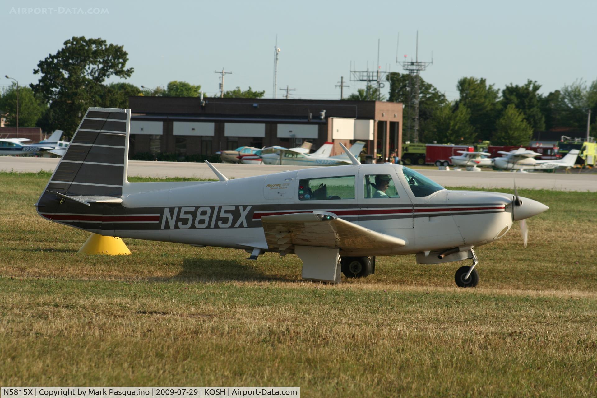N5815X, 1986 Mooney M20J 201 C/N 24-1578, Mooney M20J