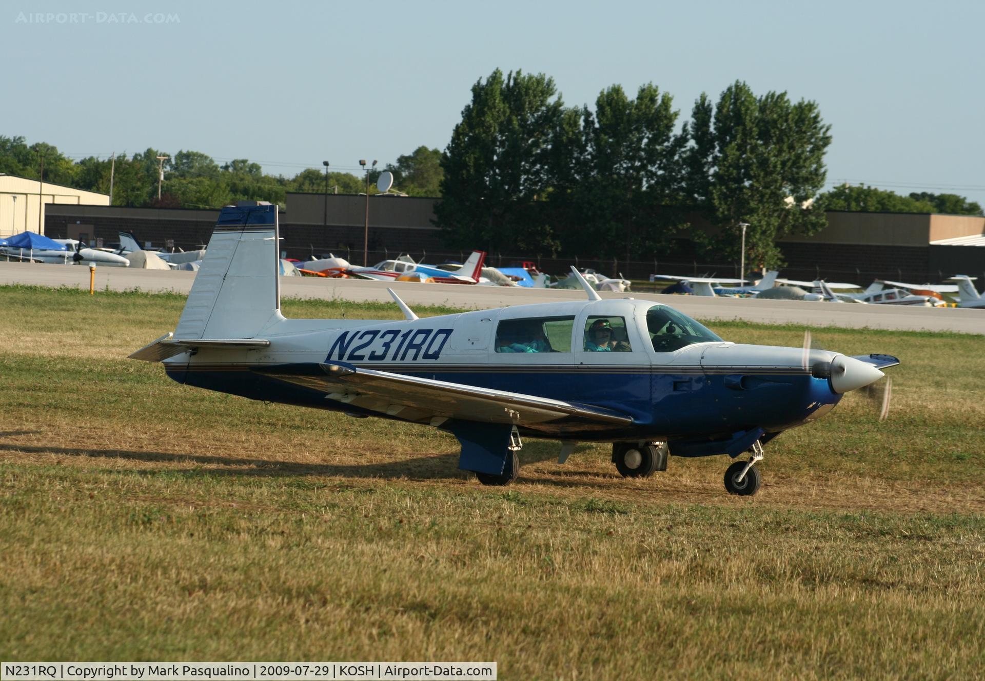 N231RQ, 1980 Mooney M20K C/N 25-0380, Mooney M20K