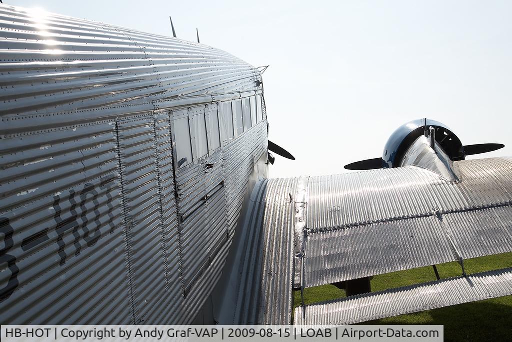 HB-HOT, 1939 Junkers Ju-52/3m g4e C/N 6595, JU Air JU52