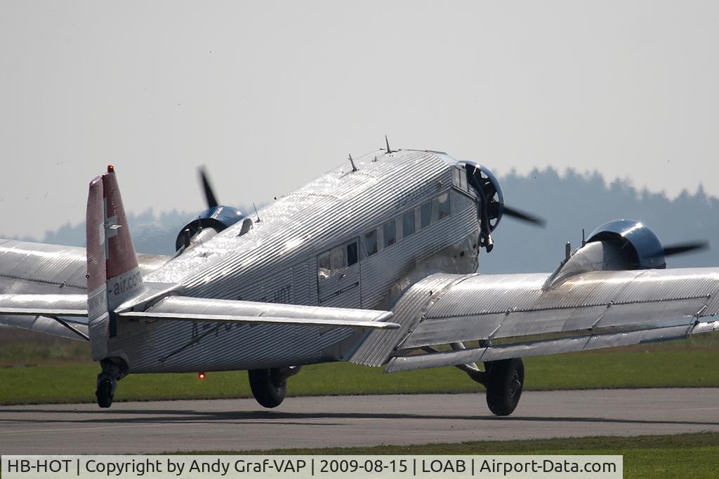 HB-HOT, 1939 Junkers Ju-52/3m g4e C/N 6595, JU Air JU52