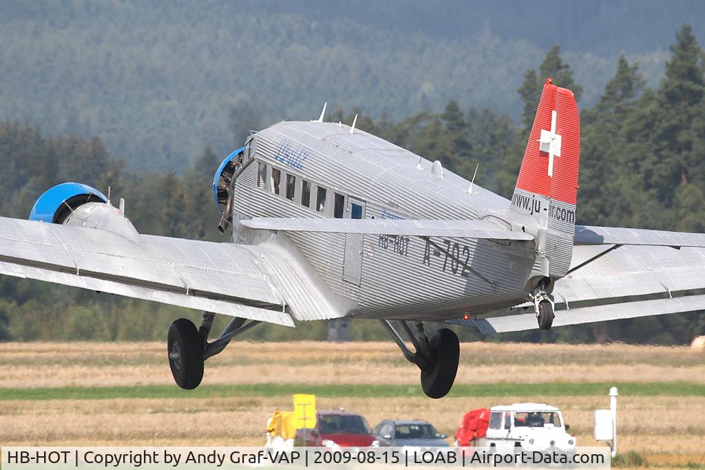HB-HOT, 1939 Junkers Ju-52/3m g4e C/N 6595, JU Air JU52