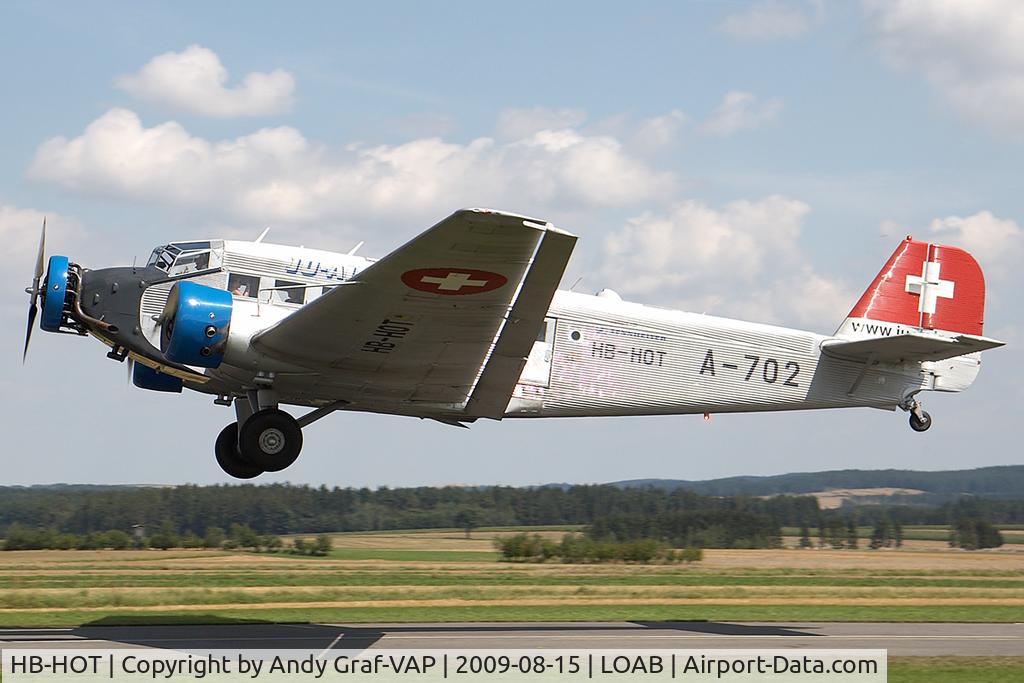 HB-HOT, 1939 Junkers Ju-52/3m g4e C/N 6595, JU Air JU52