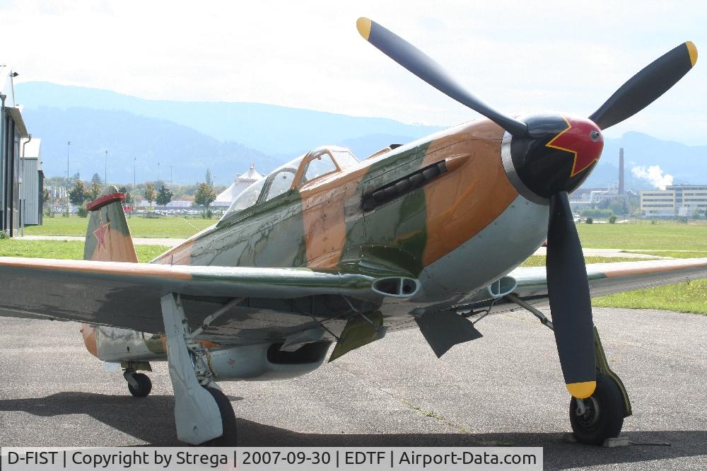 D-FIST, 1944 Yakovlev Yak-9U C/N 0470408, Yakovlev YAK-9U on service in Freiburg Meier Motors