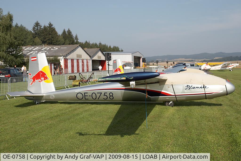 OE-0758, 1966 Let L-13 Blanik C/N 173311, Blanik L-13