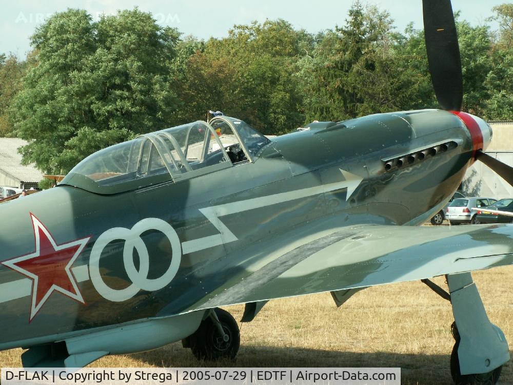D-FLAK, 1944 Yakovlev Yak-3UA C/N 202, Yakovlev Yak3U , Yak-Fly-in 2005 Freiburg