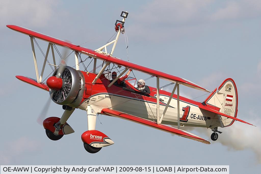 OE-AWW, 1943 Boeing N2S-5 Kaydet (E75) C/N 75-5386, Boeing Stearman