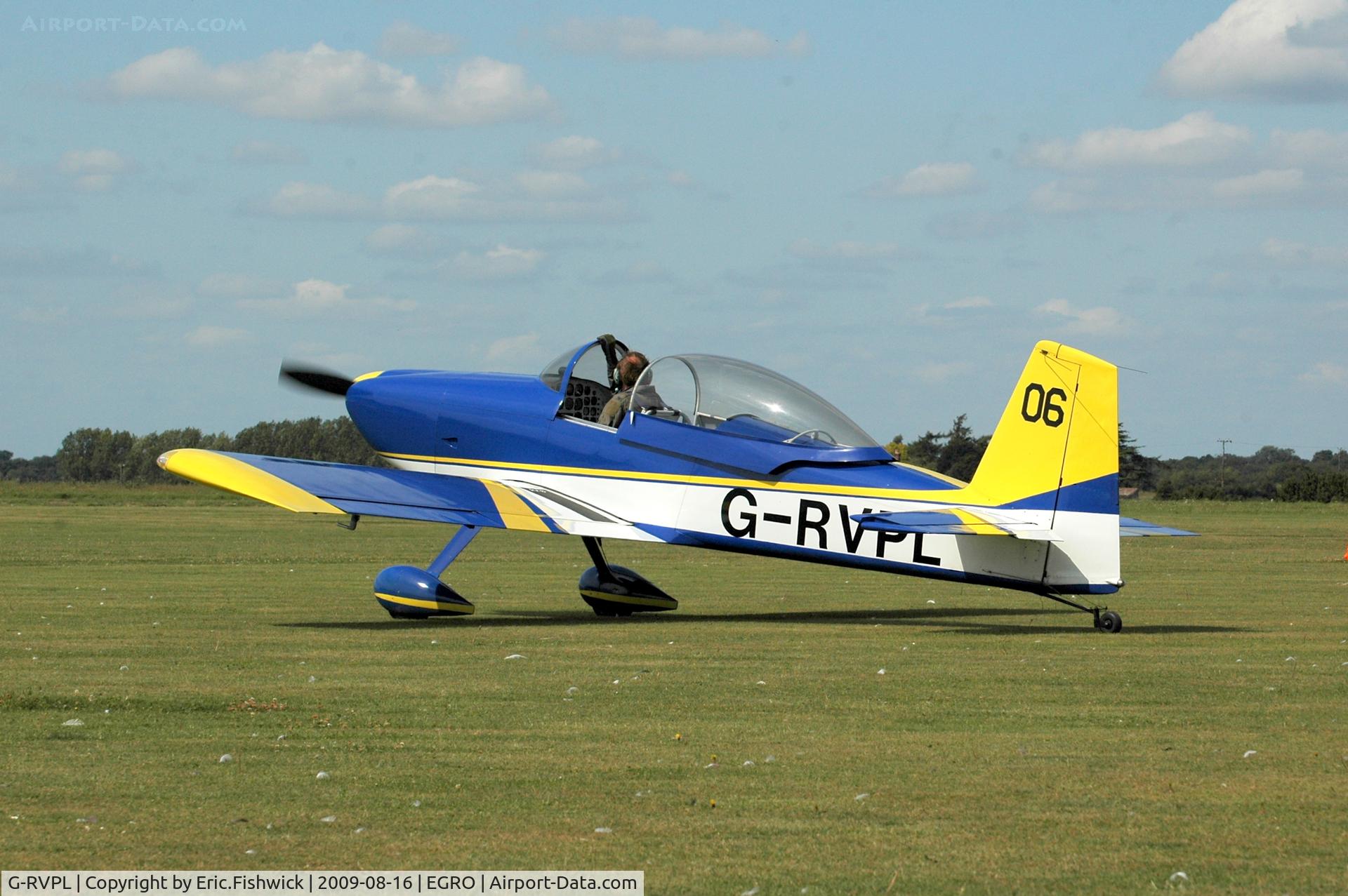 G-RVPL, 2006 Vans RV-8 C/N PFA 303-13885, G-RVPL at Heart Air Display, Rougham Airfield Aug 09