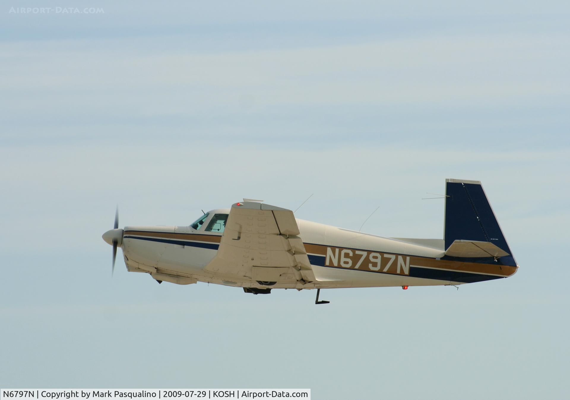 N6797N, 1968 Mooney M-20G Statesman C/N 680099, Mooney M20G