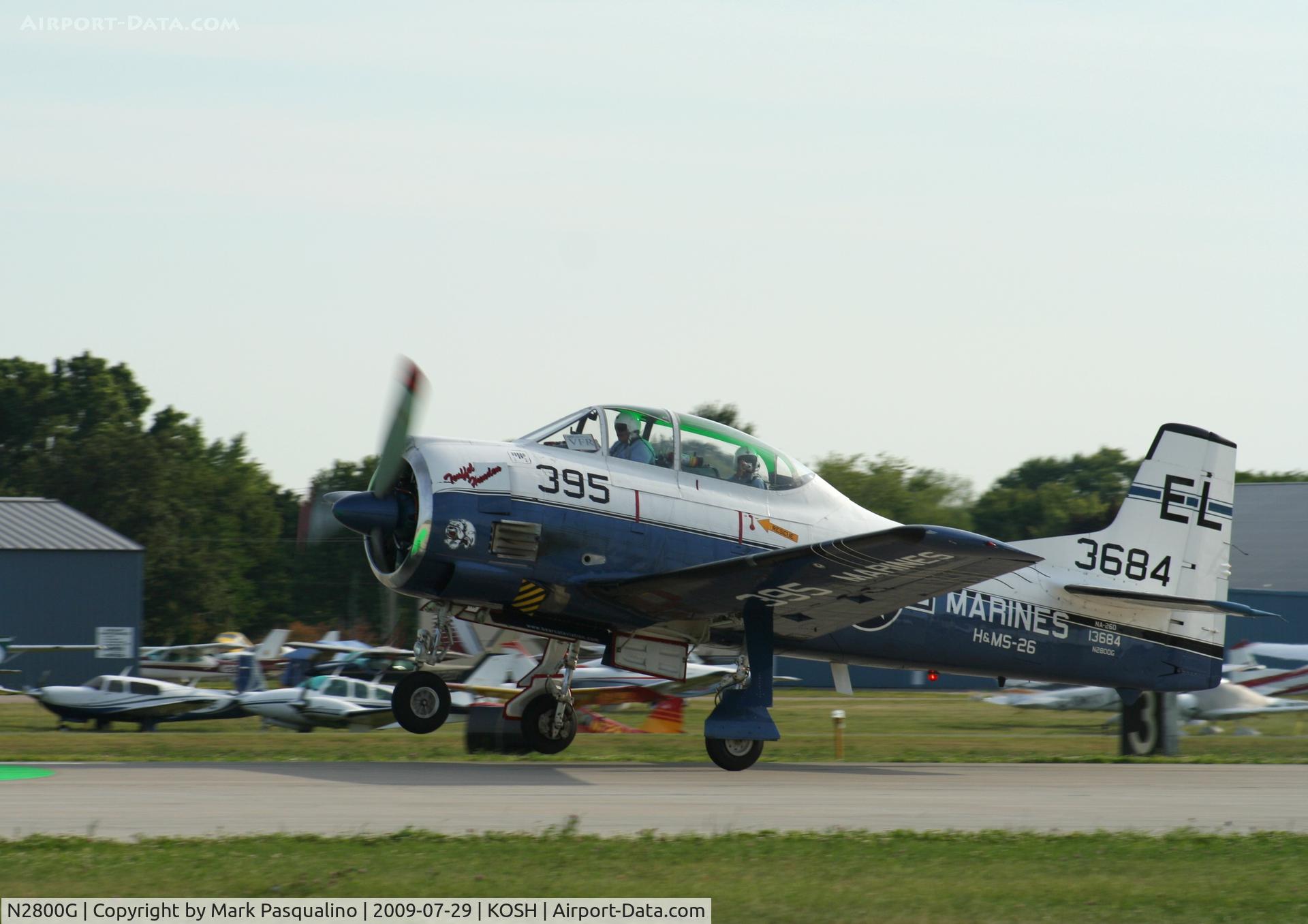 N2800G, 1951 North American T-28A Trojan C/N 174-222, North American T-28