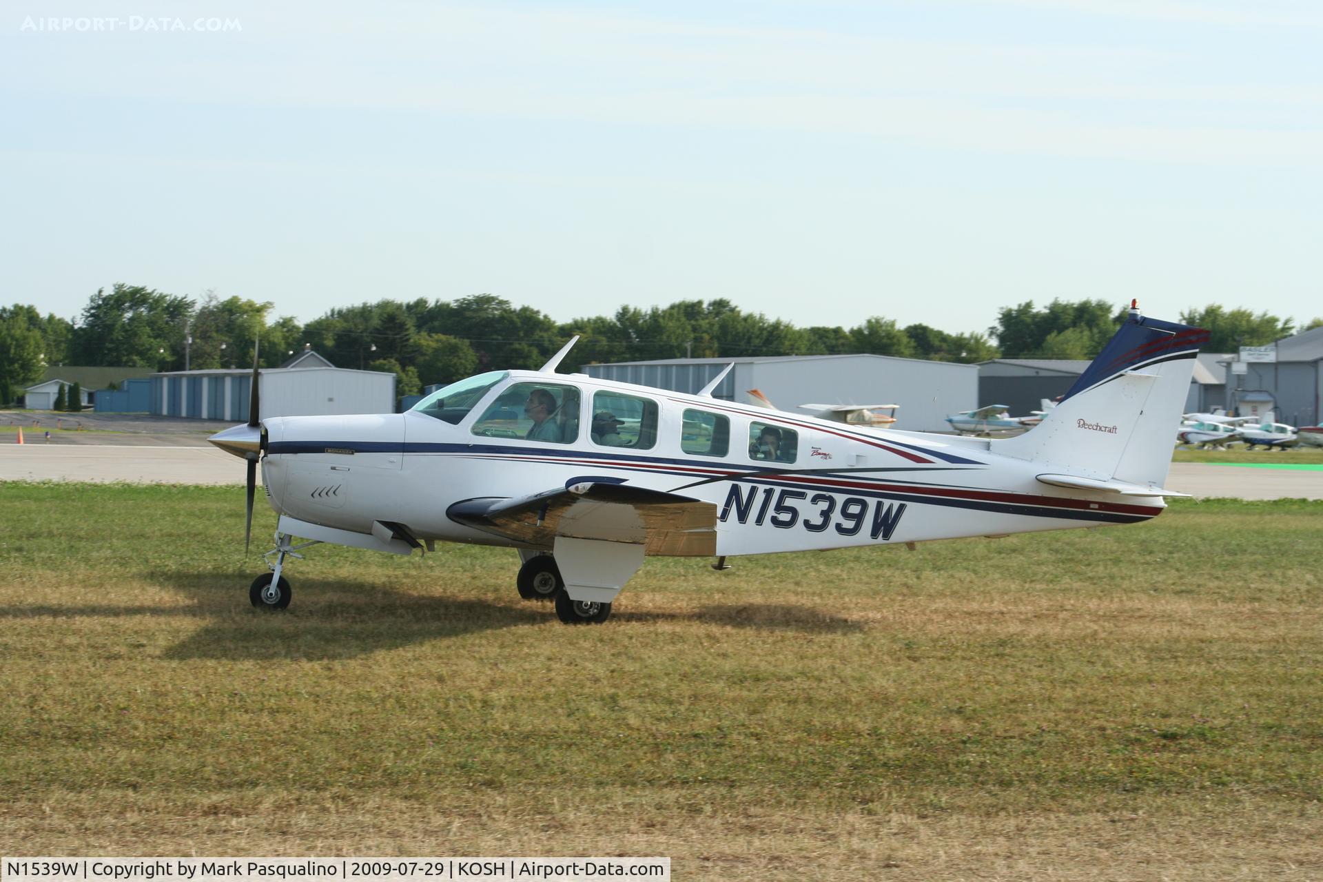 N1539W, 1972 Beech A36 Bonanza 36 C/N E-326, Beech A36