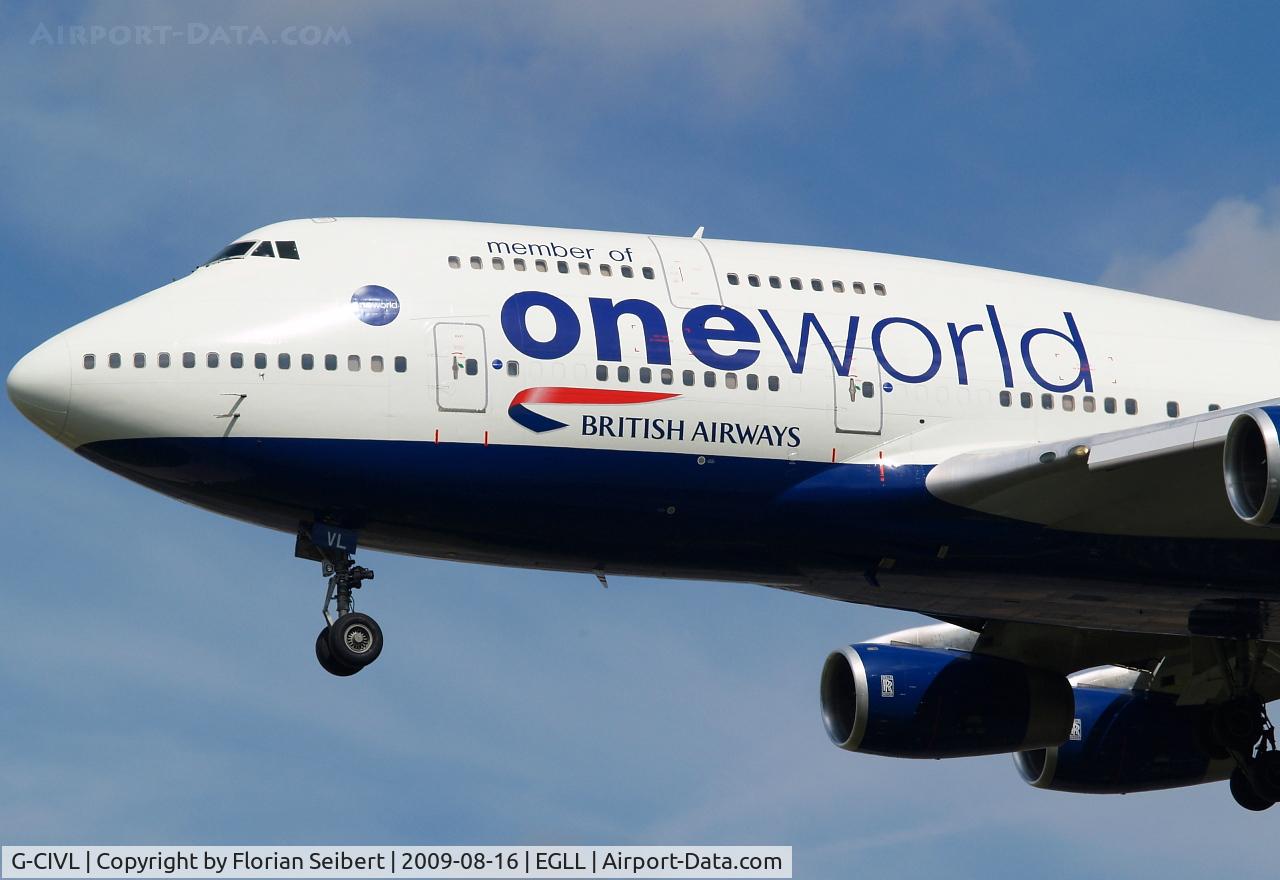 G-CIVL, 1997 Boeing 747-436 C/N 27478, Oneworld