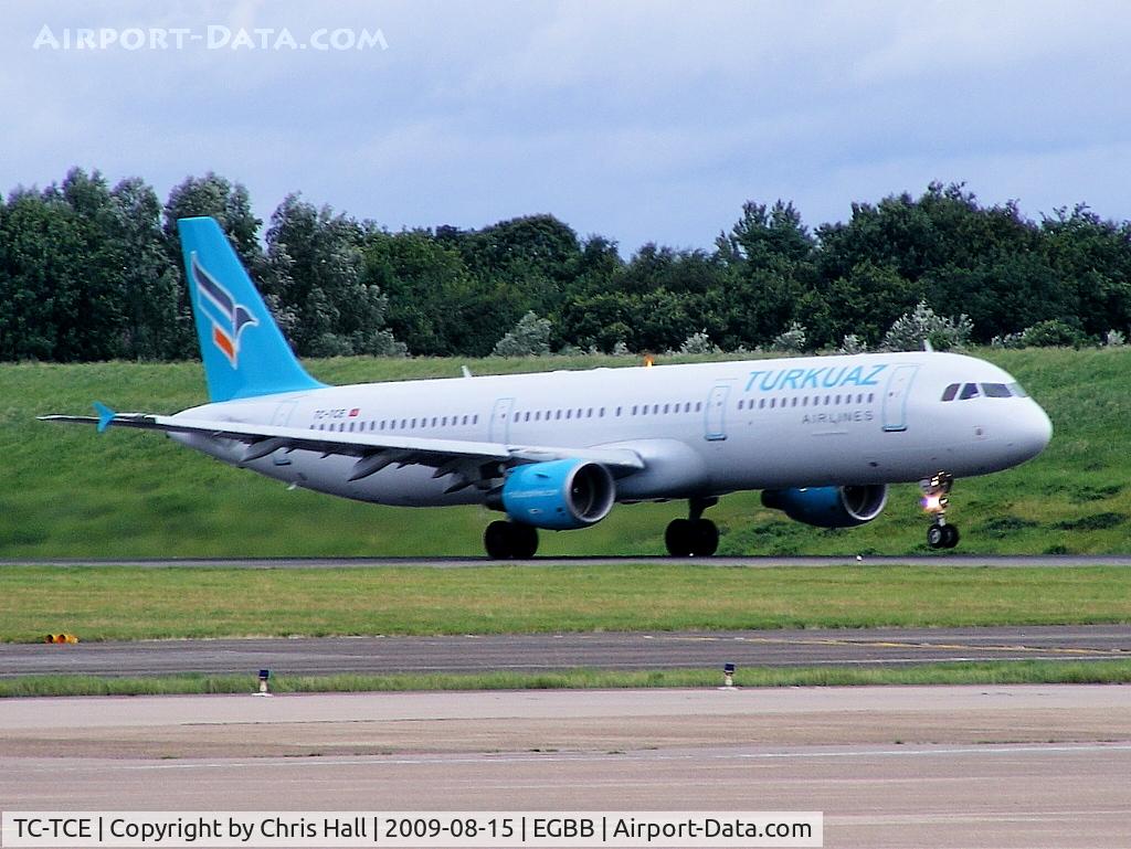 TC-TCE, 1997 Airbus A321-211 C/N 666, Turkuaz Airlines Airbus A-321-211.