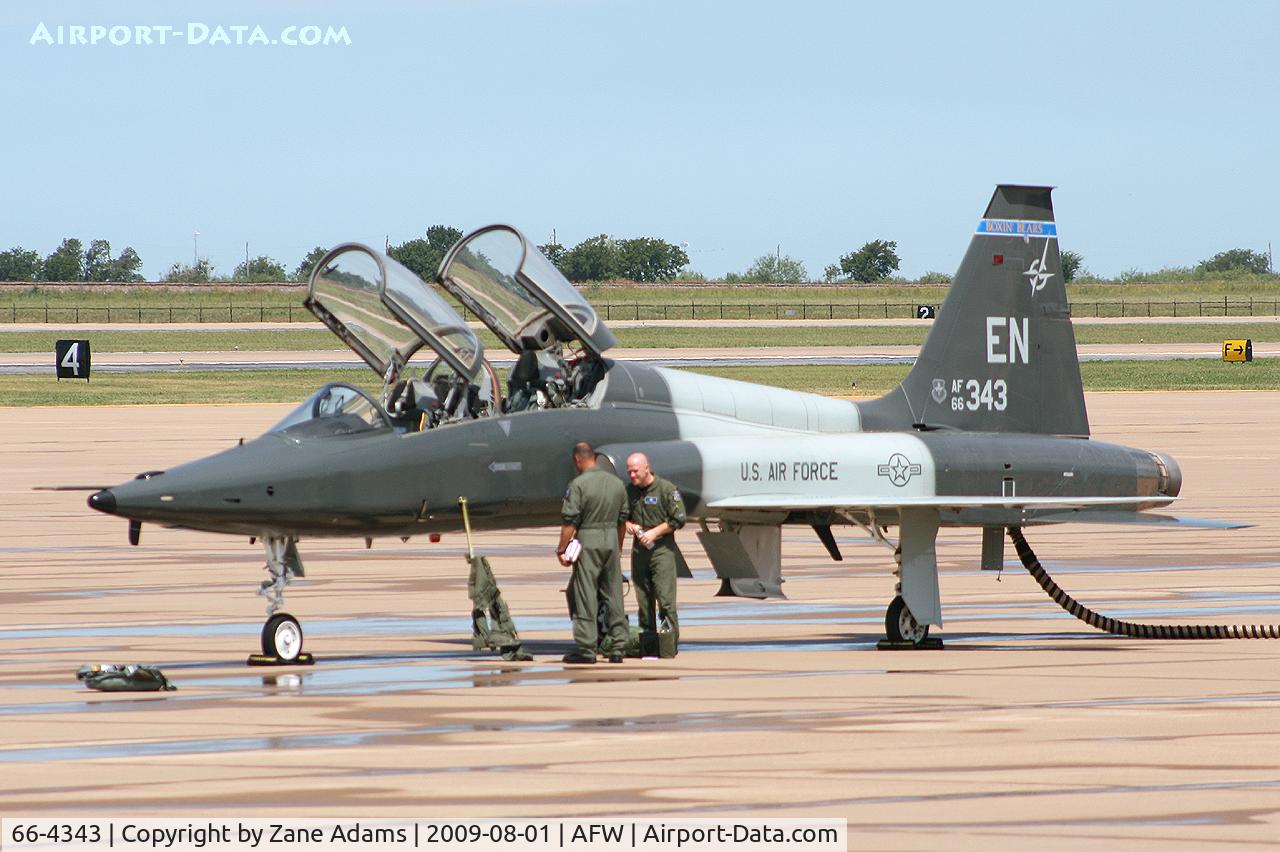 66-4343, 1966 Northrop T-38C Talon C/N N.5920, At Alliance Fort Worth