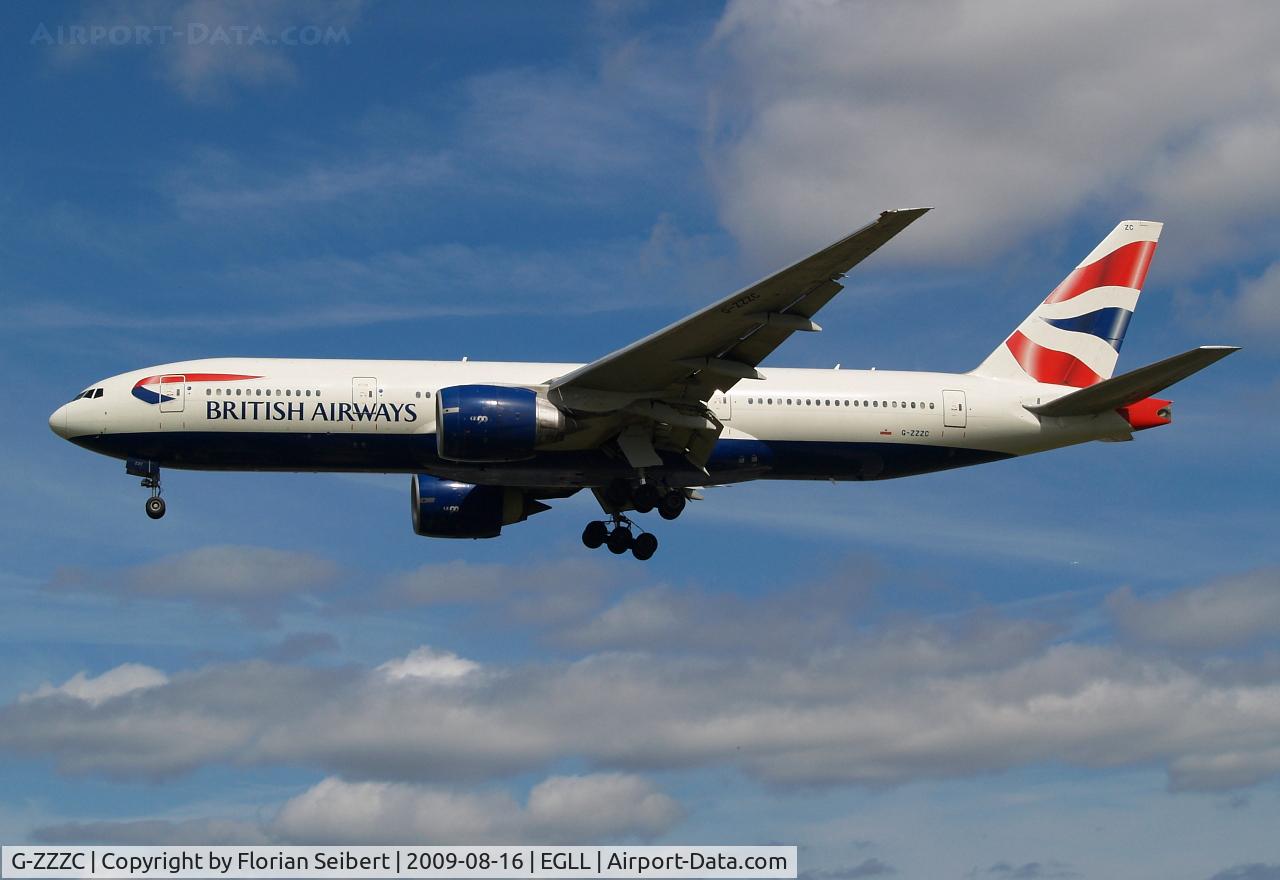 G-ZZZC, 1995 Boeing 777-236 C/N 27107, BA