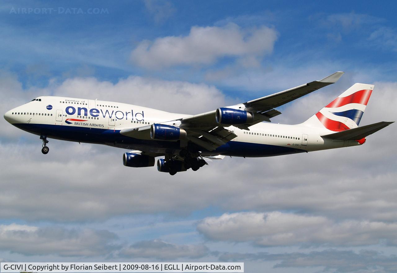 G-CIVI, 1996 Boeing 747-436 C/N 25814, Oneworld