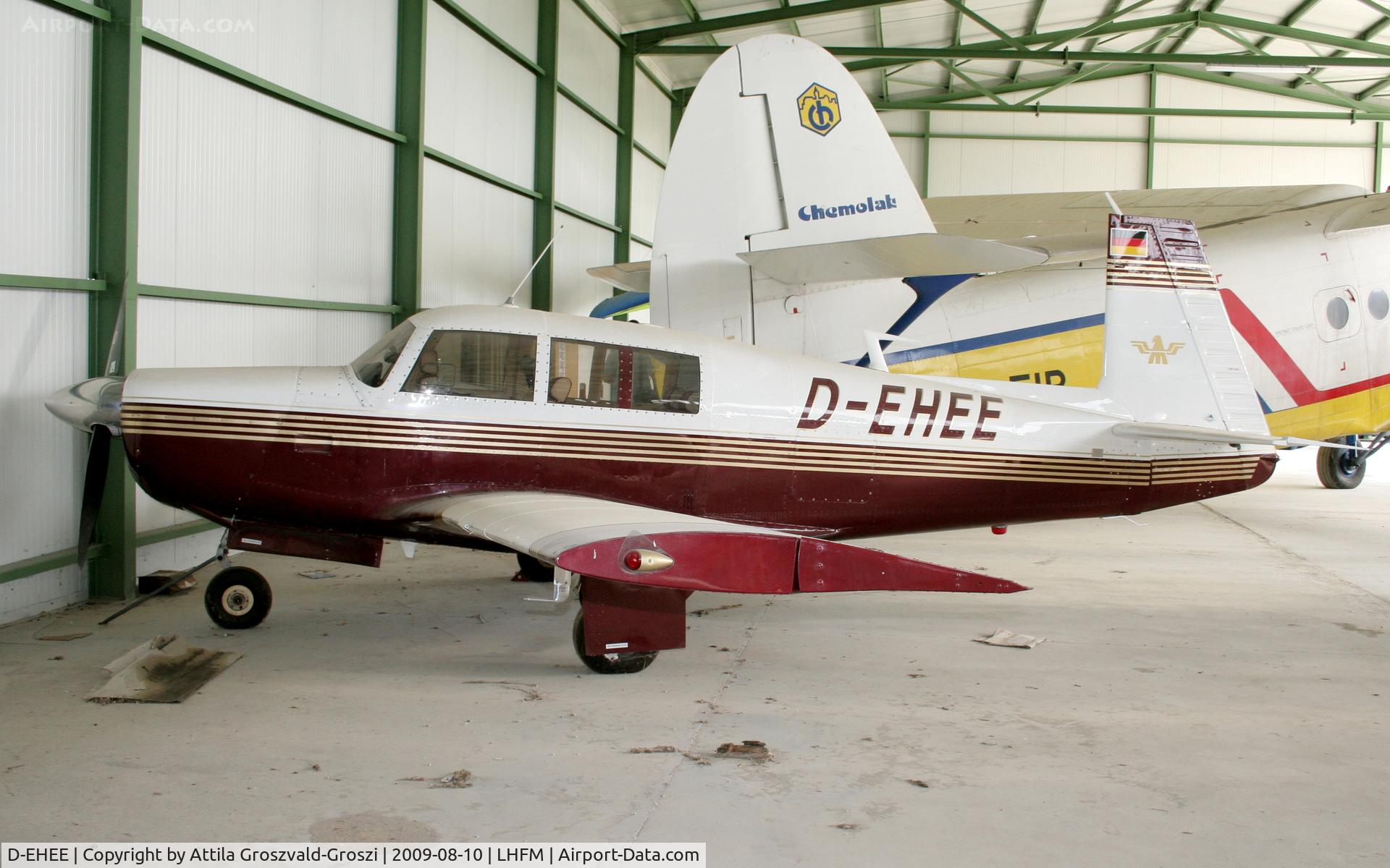 D-EHEE, 1968 Mooney M20C Ranger C/N 680180, Fertöszentmiklos - Meidl Airport / LHFM - Hungary