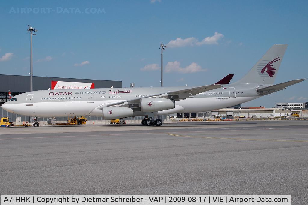 A7-HHK, 1993 Airbus A340-211 C/N 026, Qatar Government Airbus A340-200