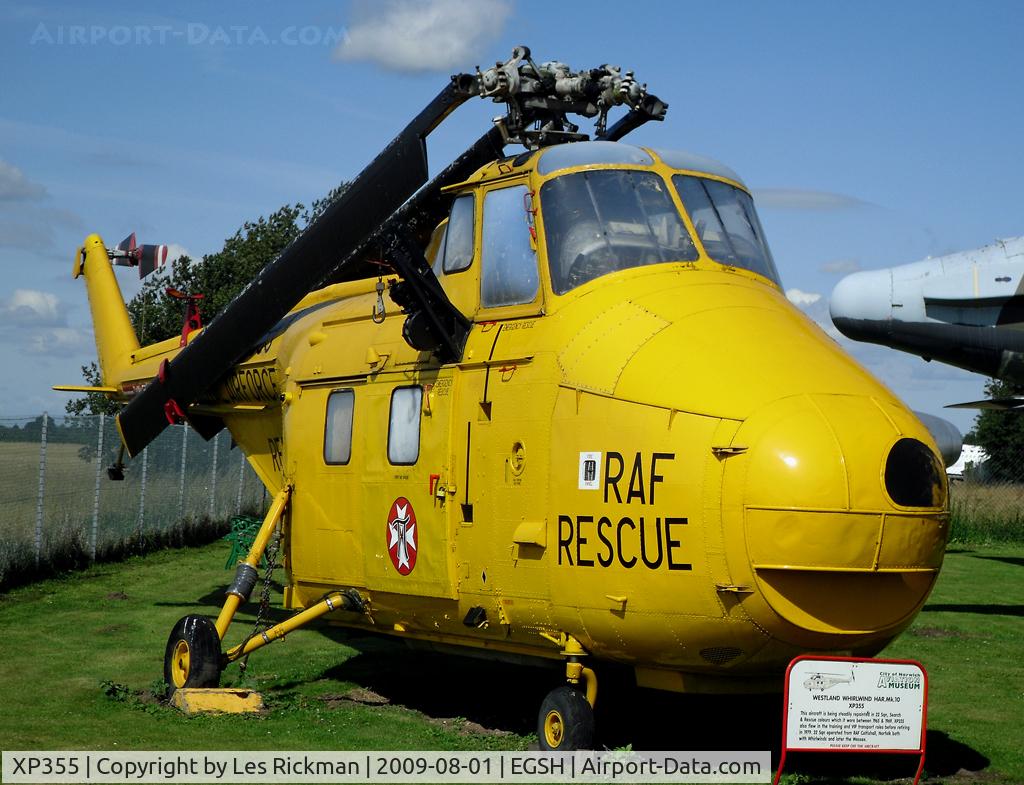 XP355, 1962 Westland Whirlwind HAR.10 C/N WA371, At Norwich Aviation Museum