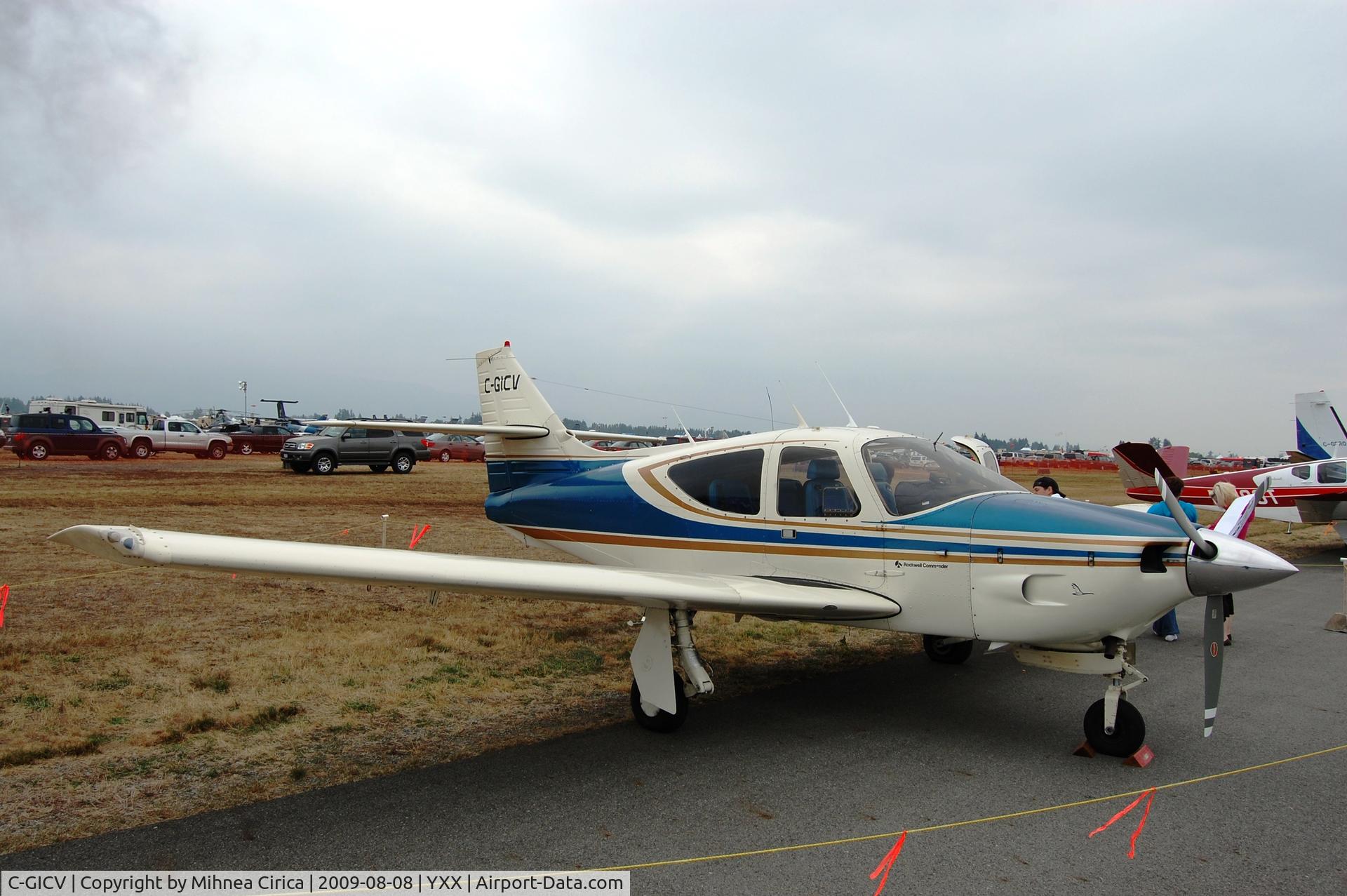 C-GICV, 1975 Aero Commander 112 C/N 343, Abbotsford 2009