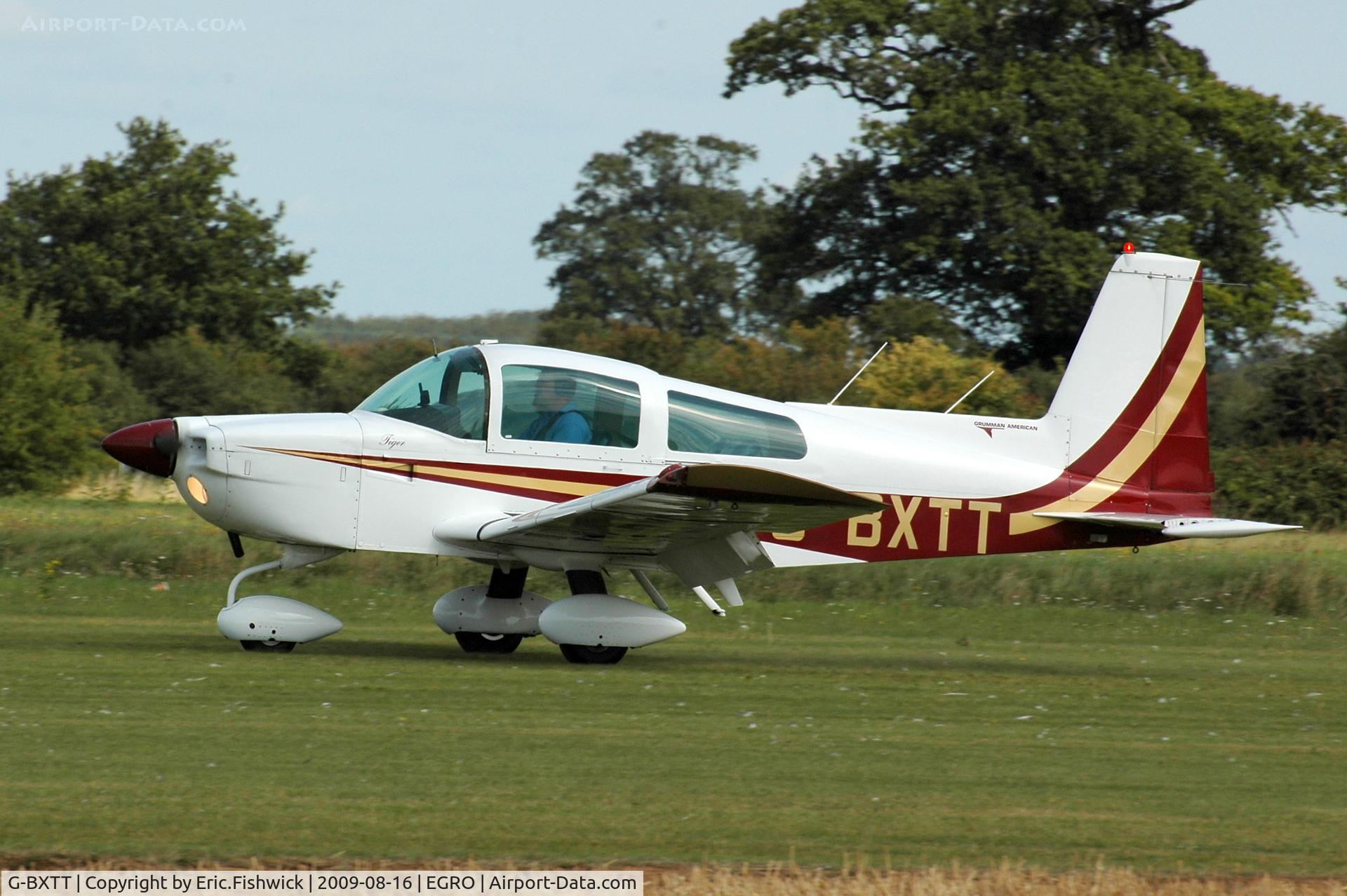 G-BXTT, 1978 Grumman American AA-5B Tiger C/N AA5B-0749, G-BXTT Tiger at Heart Air Display, Rougham Airfield Aug 09