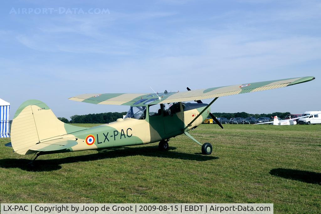 LX-PAC, Cessna O-1E Bird Dog C/N 24566, Schaffen-Diest old timer fly in flightline.