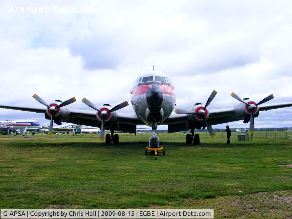G-APSA, 1958 Douglas DC-6A C/N 45497, Air Atlantique Ltd